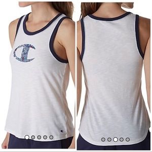 Champion Heritage Ringer Tank- White